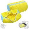 ZOVRIXIA 2 Pezzi Sacchetto Scarpe Lavatrice, Riutilizzabile e Resistente 360° | Sacchetti per Lavare Scarpe in Lavatrice con Cerniera, Sacca per Lavare le Scarpe in Lavatrice Pulizia Efficiente, Giallo