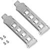 Ruimou 2 Pcs Supporto Per Scheda Grafica A Basso Profilo In Metallo (Con Viti) 80x18,5mm Compatibile Con NVIDIA Quadro K1200/NVS510/P600/P620/P1000/T600/T1000