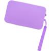 DIKACA Pochette in Silicone Mare, Borsa Piccola Portatile Cerniera, e Antipolvere, Organizzatore Rettangolare per Trucchi e Viaggio