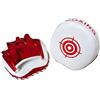 SunsoilGiant 2 Pezzi Colpitori Allenamento Pao Focus Mitts Bersagli Curvi in PU EPE con Supporto Antiurto per Combinazioni Veloci E Controllo Adatti a Palestra Preparazione Muay Thai