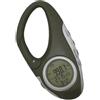 Amosfun Altimetro da Montagna Portatile Barometro e Termometro, Moschettone, ABS, Verde, per Arrampicata in Montagna