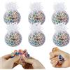 Yunyige Pallina Giocattoli Antistress,Palla Antistress Rete,6 Pezzi Stress Ball,Utilizzato per alleviare lo Giocattoli da Decompressione Palline