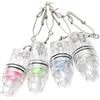 Housoutil Lampada LED per Richiamo Pesci Subacquea con Luce Forte e Catena, Funziona Bene in Acque Profonde, Realizzata in Plastico Bianco per Pesca Notturna