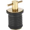 Generic Tappo di Scarico Barca 19/25/32 mm PVC Gomma con Maniglia a Croce in Ottone Acciaio Inox, Tappo per Scafo