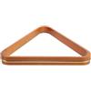DOITOOL Supporto per Palline da Biliardo in Legno Naturale Triangolare Struttura Stabile e Resistenza alla Caduta, per Appassionati di Biliardo