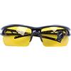 Asyduey Nero Telaio Giallo Night Vision Foglio Outdoor Ciclismo Occhiali da Sole