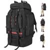 LYtech 130L Zaino Trekking Campeggio Grande Capacità Zaino da Viaggio Tattico con Strisce Riflettenti Backpack Viaggio Leggero Traspirante per Caccia Trekking e Campeggio e Altre Attività All'aperto
