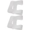 OKUMEYR 2 Pezzi Nastro Protezione Base Pinna Paddleboard, Adesivo Base Pinna Tavola da Surf in PVC, Fissaggio Stabile, per Surfboard e Kayak, Surfing e DIY