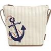 Vera Bradley Secchio di paglia da donna, taglia unica, Regatta Anchor Navy, Einheitsgröße