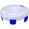 Gima 27756 Clipper II - Rialzo morbido per WC con ganci di fissaggio