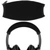 Geekria copri archetto in tessuto flessibile compatibile con cuffie Bose QC45 QuietComfort 35II/QC35/QC25, ricambio/riparazione, copertura per sudore, installazione DIY semplice (Nero)