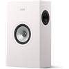 KEF Q4 Meta Diffusori HiFi passivi centrali/LCR da parete, bianco satinato | Musica | TV & Home Cinema | Gaming | Bass Reflex a 2 vie | Driver Uni-Q da 13 cm con tecnologia MAT