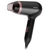 Cecotec IoniCare Power & Travel Black Asciugacapelli pieghevole. 2400 W, motore DC, tecnologia agli ioni reali, compatta, aria fredda, include diffusore, ugello concentratore e borsa per il trasporto