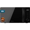 Cecotec Microonde con Grill Proclean 5105 Black. 700W, 20L, Tecnologia 3DWave, Grill, 5 Livelli di Potenza, Timer 30 Min, Scongelamento, Schermo con Orologio, Gratinature Sempre Assolutamente Perfette