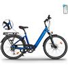 UrbanBiker | Urban E-Bike UB100 26" | Blue