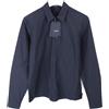 Zapa Giacca Uomo Taglia M Invernale Leggera Blu Con Zip In Poliestere