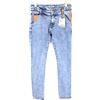 DESIGUAL Jeans Uomo W32 Vita Doppia Sbiadita Slim Fit Con Zip