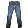 ZAPA Pixie Jeans Slim Tapered Uomo W30 Stretch Blu Effetto Sbiadito Con Zip