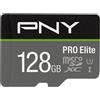 PNY Technologies P-SDU128V31100PRO-GE SD MicroSD XC Card 128GB PNY Pro Elite R100MB/s W90MB/s reta