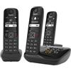 Gigaset Telefono Gigaset As690Ar Trio Dect Nero