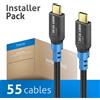 PureLink Cavo PureLink FlexInstall da USB-C a USB-C USB4 Gen2x2 20 Gbps 100 W 0,50 m