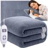 Northio Coperta elettrica riscaldata, 180x130 cm, 10 modalità, grigio