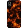 generic Custodia per iPhone X/XS Motivo astratto ambra tartaruga