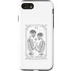 Tarot Card The Lovers Skeleton Goth Hall Custodia per iPhone SE (2020) / 7/8 The Lovers Tarocchi Scheletro Gotico Luna Strega Teschio