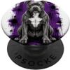 Wholesome Sketch Co Illustrazione di cane grunge cane staffordshire bull terrier PopSockets PopGrip Adesivo