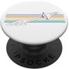 Nasa Razzo Deep Space della NASA con strisce arcobaleno PopSockets PopGrip Adesivo
