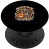 Funny Spooky Season Halloween Party Appa Infestato da 67 Divertente Numero Meme Zucca di Halloween PopSockets PopGrip Adesivo