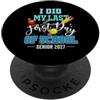 My Last First Day of School Graduating R Ho fatto il mio ultimo primo giorno di scuola senior 2027 in pensione PopSockets PopGrip Adesivo