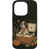 Pointer Dog Bond Custodia per iPhone 14 Pro Raffreddatore autunnale vintage Fall Dog Pumpkin
