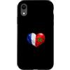 France Morocco Flag Custodia per iPhone XR Francia Marocco