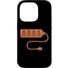 Geeky Chic Costumes Custodia per iPhone 14 Pro Electrical Outlet Plug and Socket Couples Halloween Costume