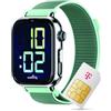 Deutsche Telekom SaveFamily SaveWatch 2 Smartwatch per bambini Ocean Silver con cinturino in tessuto