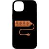 Geeky Chic Costumes Custodia per iPhone 14 Plus Electrical Outlet Plug and Socket Couples Halloween Costume