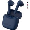 Defunc True Lite Blu - Auricolare Stereo Senza Fili Bluetooth 5.3 Hi-FI, Controllo A Sfioramento, Microfono Incorporato, 20 Ore Di Riproduzione, Ricarica USB-C, Per Telefoni iOS e Android