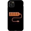 Geeky Chic Costumes Custodia per iPhone 11 Pro Max Electrical Outlet Plug and Socket Couples Halloween Costume