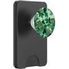 Grandmacore Sophisticated Interior Style Jade Watercolor Grandmillennial Floral Vintage Inspired PopSockets PopWallet per MagSafe