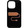 Geeky Chic Costumes Custodia per iPhone 13 Pro Electrical Outlet Plug and Socket Couples Halloween Costume