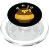Funny Bee Honey Pot Beekeeping Buzzing H Divertente apicoltura Miele Pentola Umorismo ronzio PopSockets PopGrip per MagSafe
