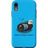 Nature Photographer Bird Watching Design Custodia per iPhone XR Obiettivo della fotocamera Observe Respect Capture Eagle