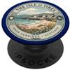 Isle of Tiree Scotland Travel Designs Isola di Tiree Ebridi Interne Scozia Travel Design PopSockets PopGrip Adesivo