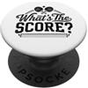 Funny ping pong apparel co. Qual è il punteggio Giocatore di ping pong Tennis da tavolo divertente PopSockets PopGrip Adesivo