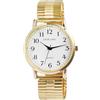 Excellanc Orologio da uomo in acciaio inox, cinturino analogico al quarzo, 2700028, Oro bianco