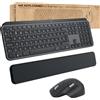 Logitech MX Keys Combo for Business Gen 2, Tastiera e Mouse Wireless Full Size