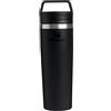 STANLEY Cafe-To-Go - Tazza da viaggio, 567 g, colore: Nero 2.0 | Coperchio a tenuta stagna in due parti | Tazza per caffè, tè e bevande | Tazza da caffè isolata in acciaio inossidabile