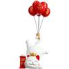 Sharplace Gatto Portafortuna Scultura a Palloncino Decorazione Da Tavolo Ornamento Vacanza Scultura Carina Statua Creativa per Scrivania Da Ingresso Del Soggior, Style B