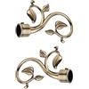 F Fityle 1 di Stecche Decorative per Bastoncini/Terminali per Aste per Tende Da 22mm, Bronzo